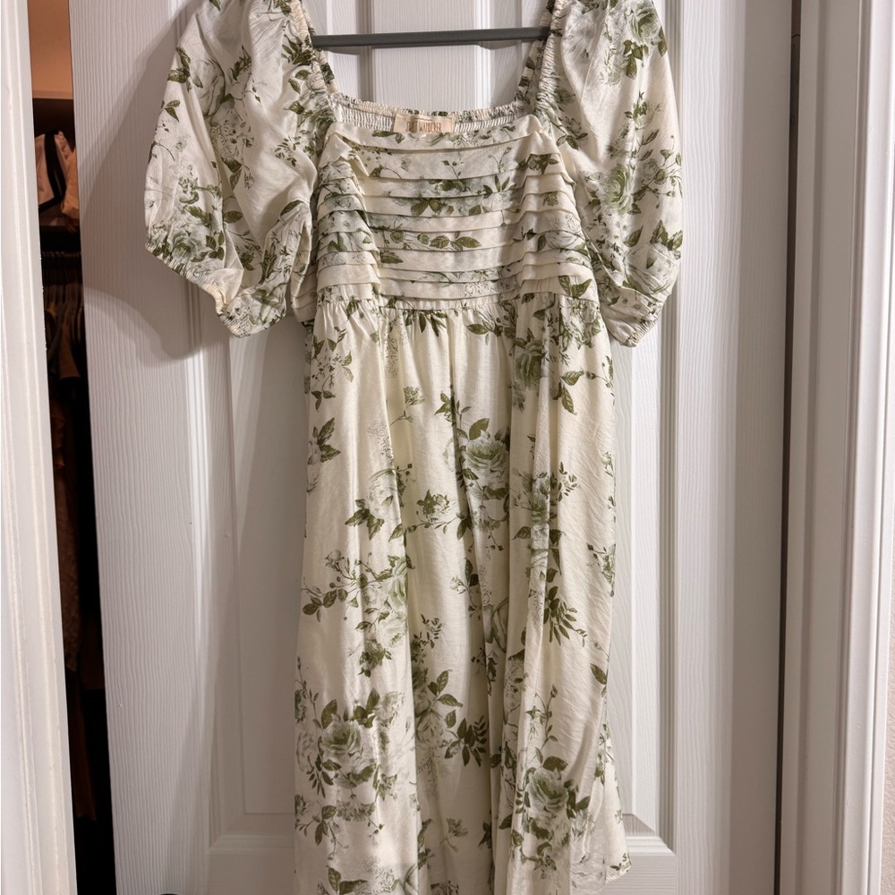 Floral Puff Sleeve Dress